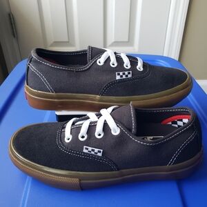 Vans Skate Authentic Raven/Gum Shoes Men's Size 4.5